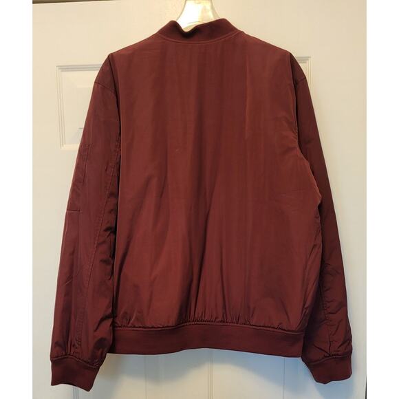 NWT Men’s Old Navy Maroon Bomber Jacket Size XL - Picture 12 of 12